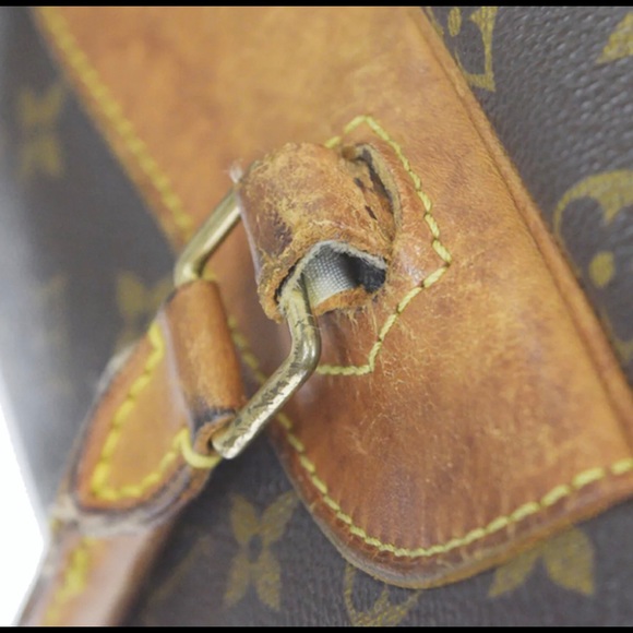 🌺LOUIS VUITTON Deauville Brown Canvas Tan Leather - Picture 8 of 12